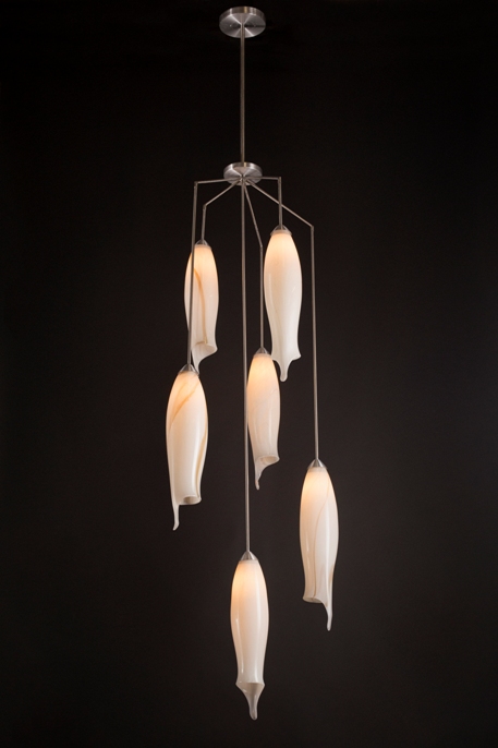 Custom Blown Glass Pendants