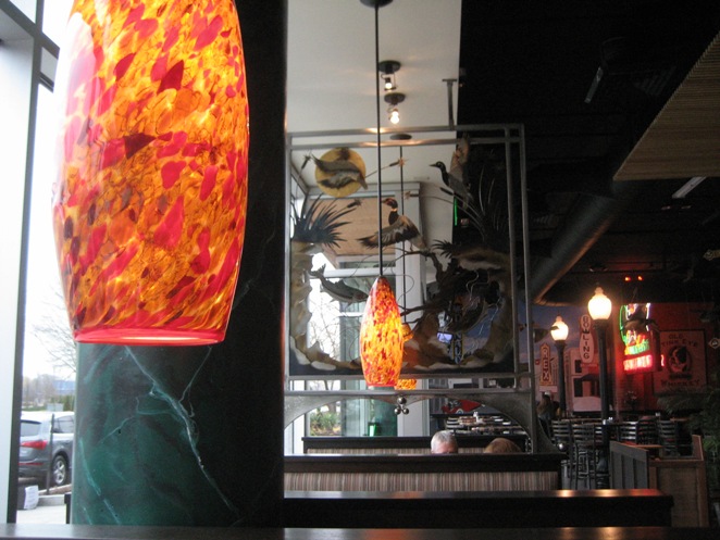 Custom Blown Glass Pendants